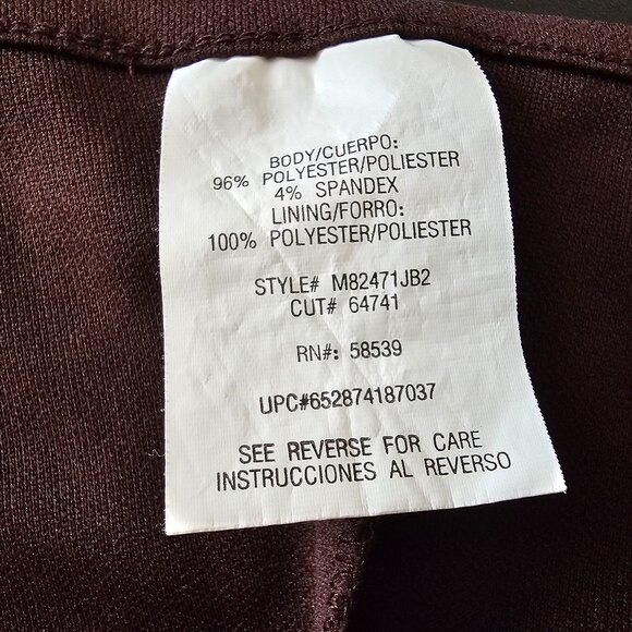 SPEECHLESS Dress Brown Color - Picture 7 of 8